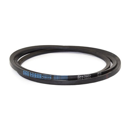 D&D SPA2607 Metric V-Belt, 2607mm Outside Length, 13 mm Top Width, 10 mm Thickness, 1 Ribs SPA2607